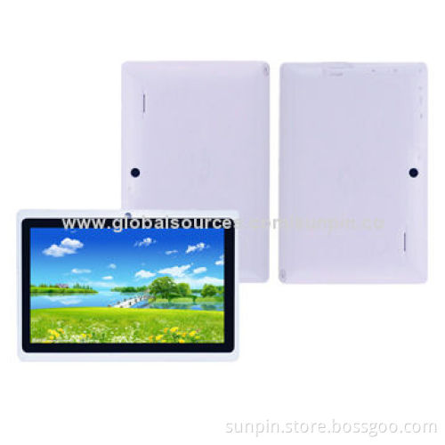 7-inch Tablet PCs, 800x480/1024x600P Resolution 1/8GB, 0.3/2.0MP Front/Back Camera, Dual Core